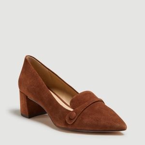 Ann Taylor Braydon Suede Block Heel
